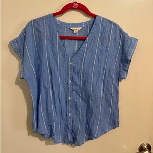 Lucky Brand Light Blue Plaid Shirt